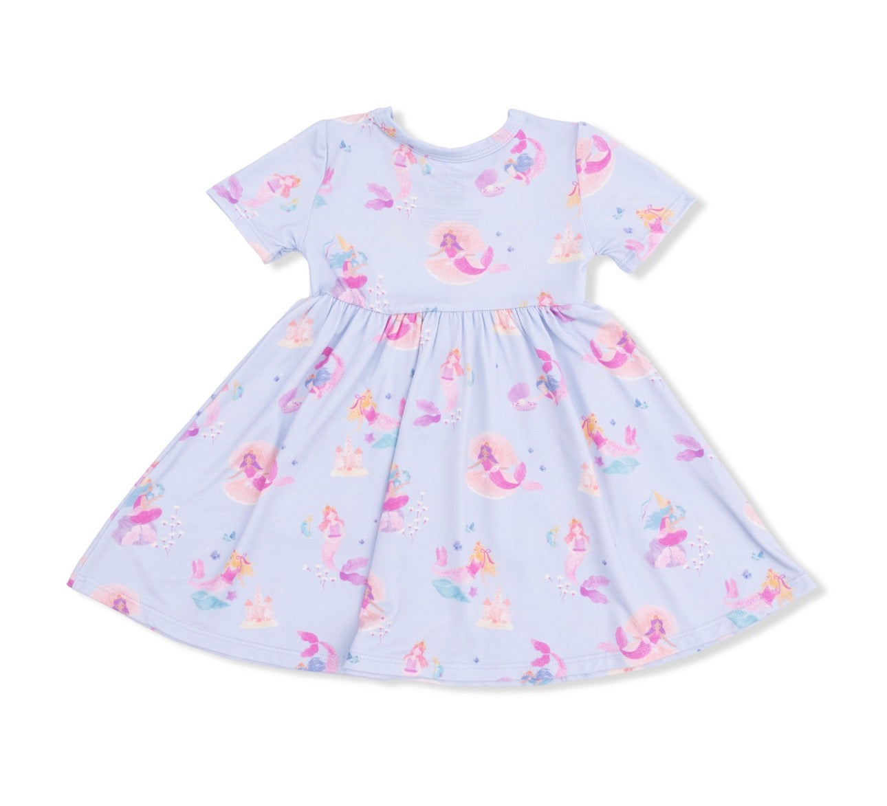 Bamboo Twirl Dress- Mermaid