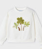 Girl Sweatshirt Embroidered Detail