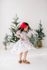 Puff Dress in Holiday Floral