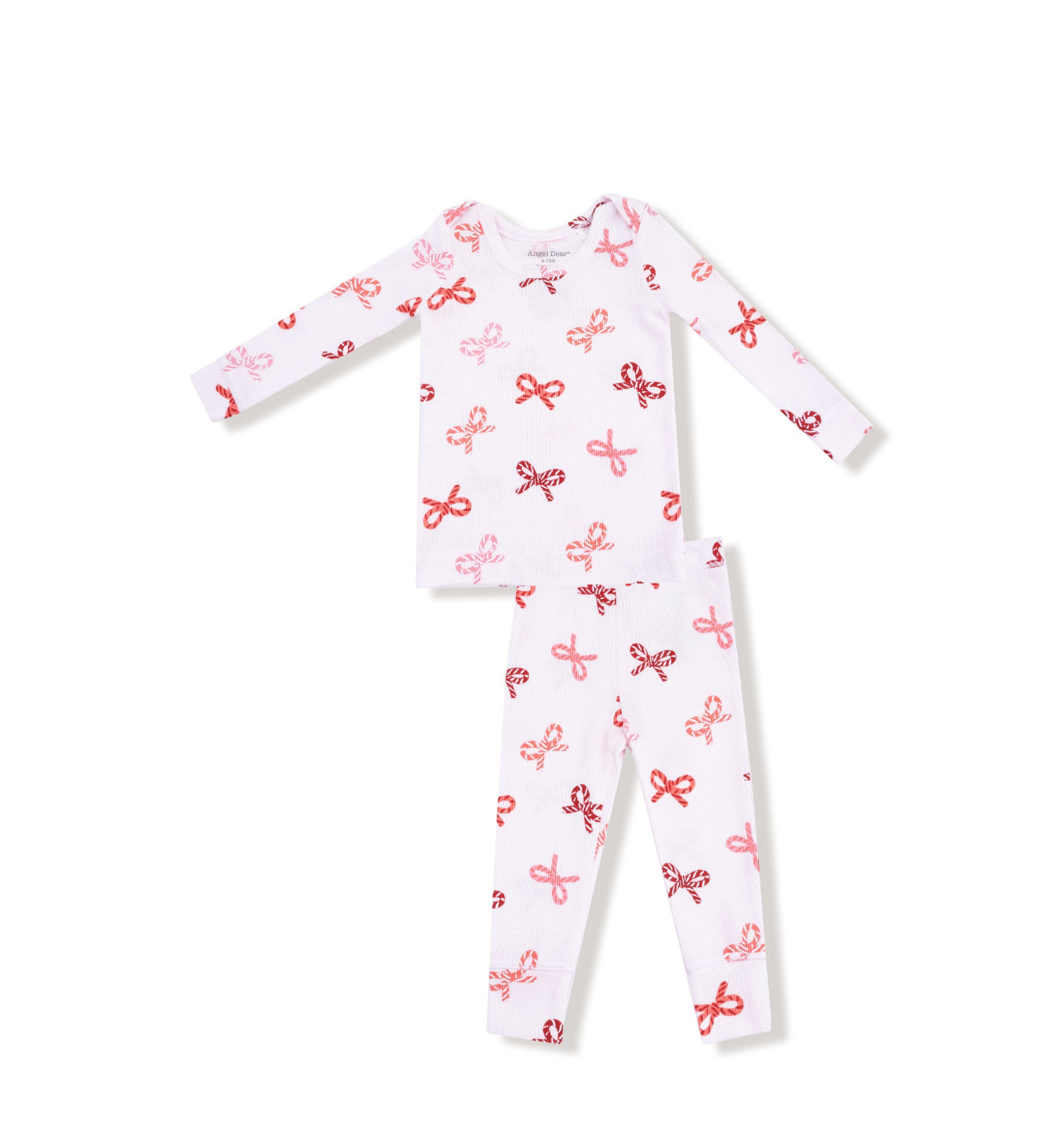 Bamboo Loungewear Set- Candy Cane Bows