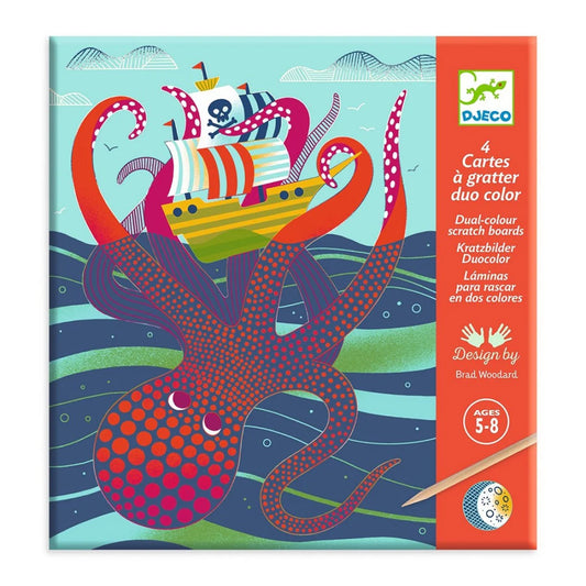 Octopus Scratch Cards Activity