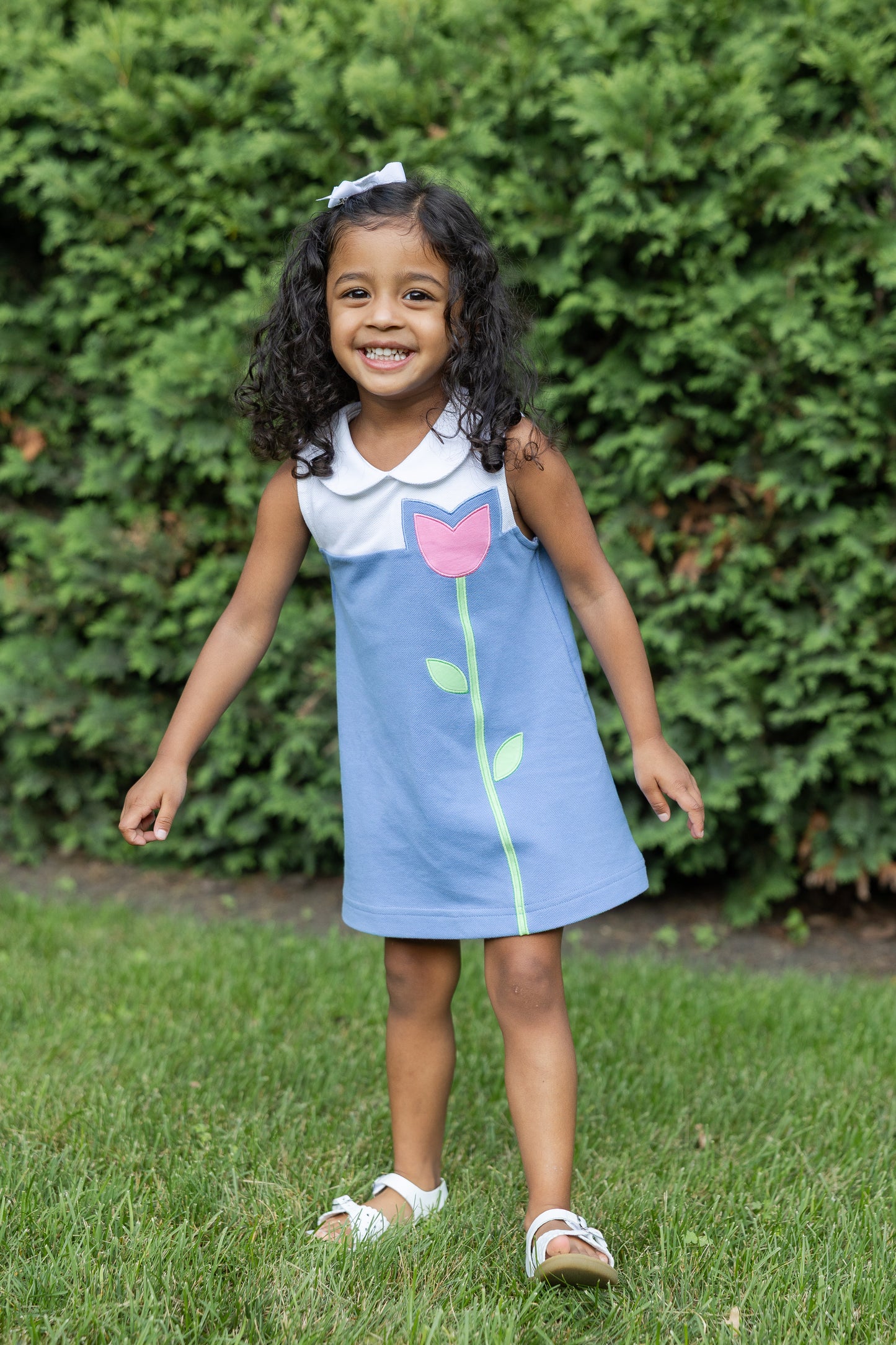 Pique Knit Tulip Dress