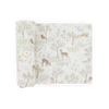 Cotton Muslin Swaddle - Woodland Friends