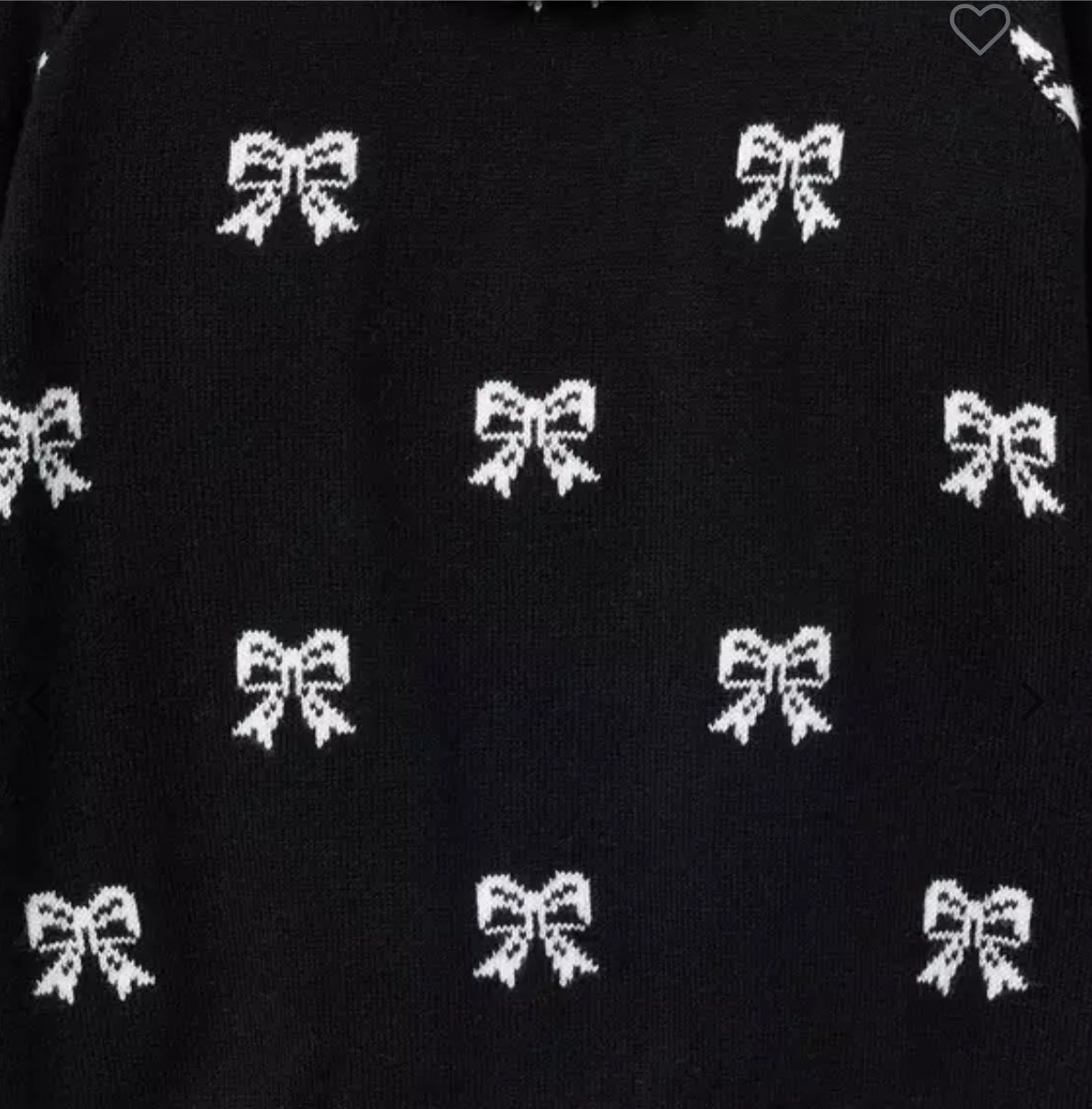 Bow Puff Sleeve Sweater