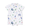 Bamboo Polo Romper- Golf Things