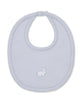 Pique Twin Bunny Bib- Blue