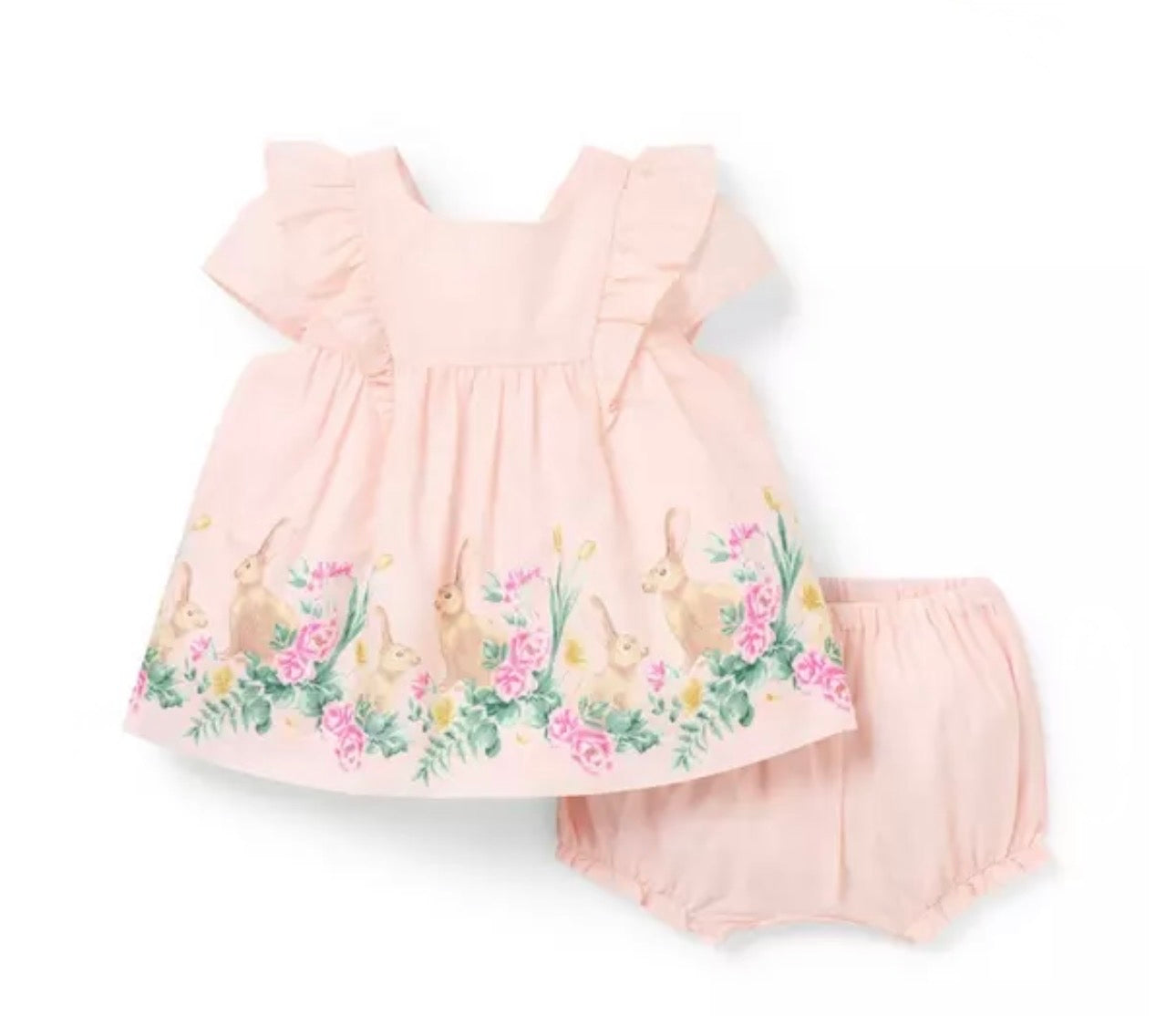 The Bunny Border Matching Baby Set