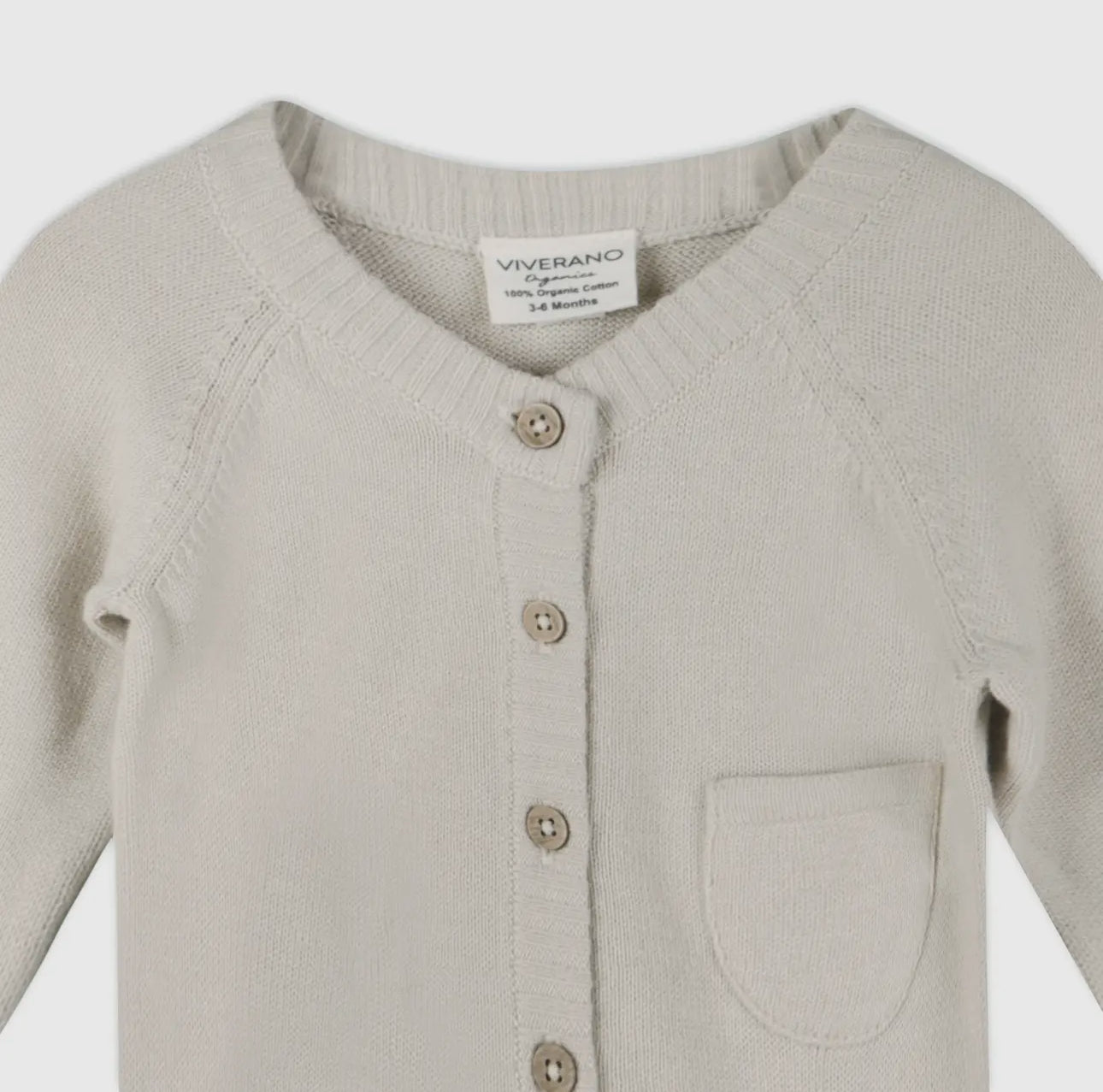 Organic Cotton Pocket Jumpsuit Stone