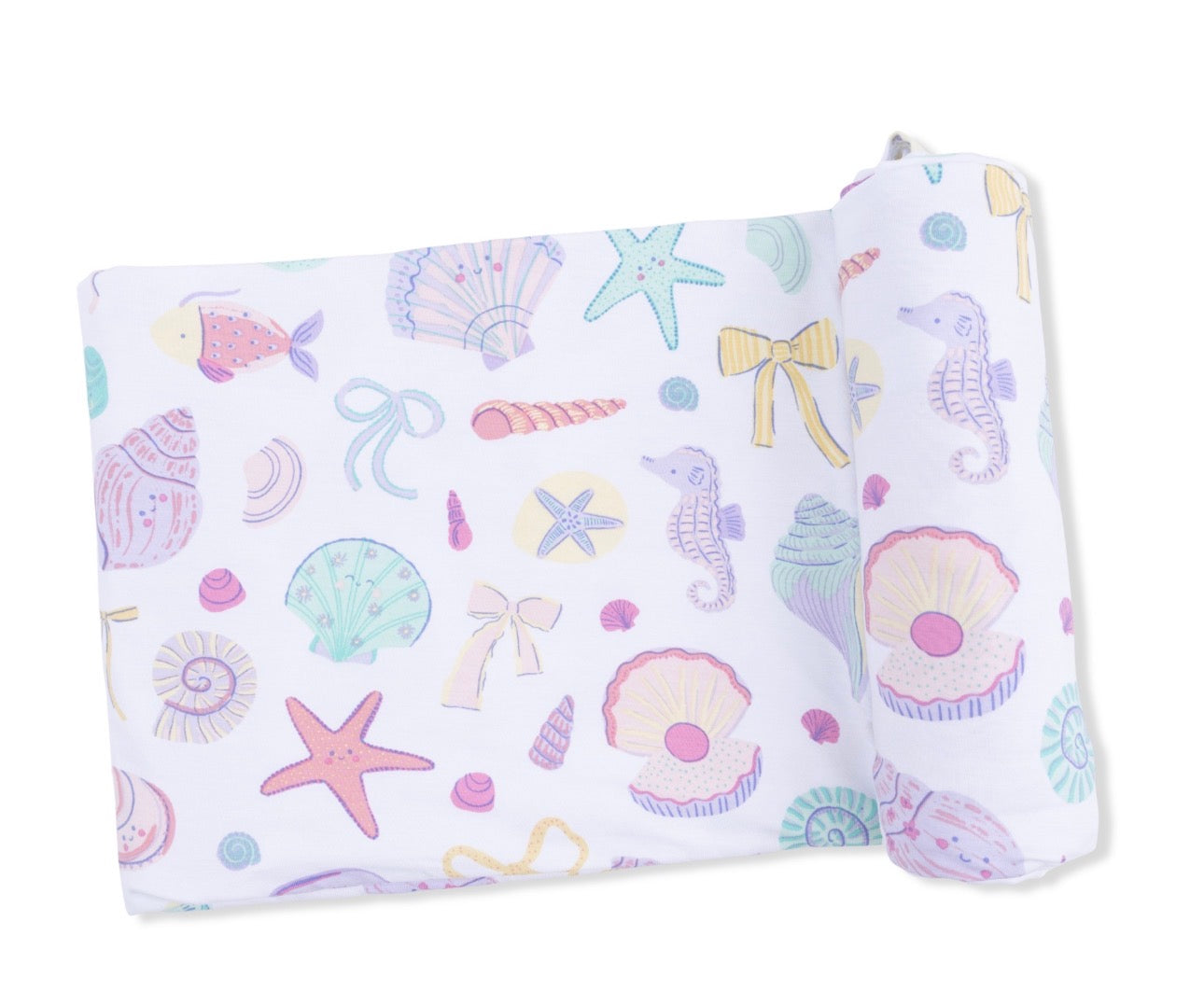 Bamboo Swaddle Blanket- Beach Days