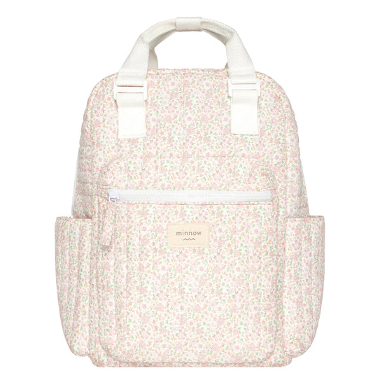 Antique Floral Coated Everyday Backpack