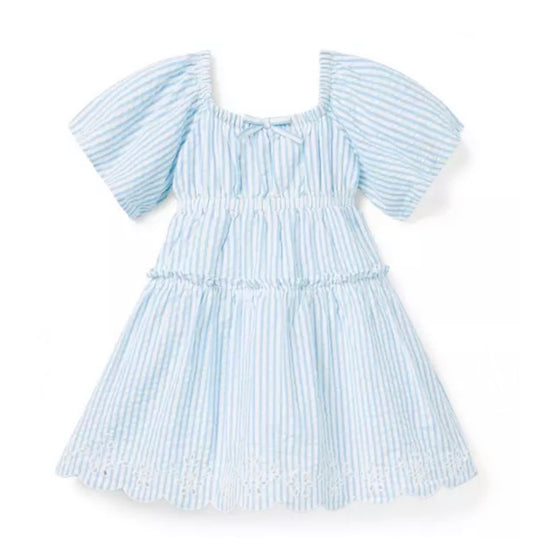 Striped Seersucker Dress