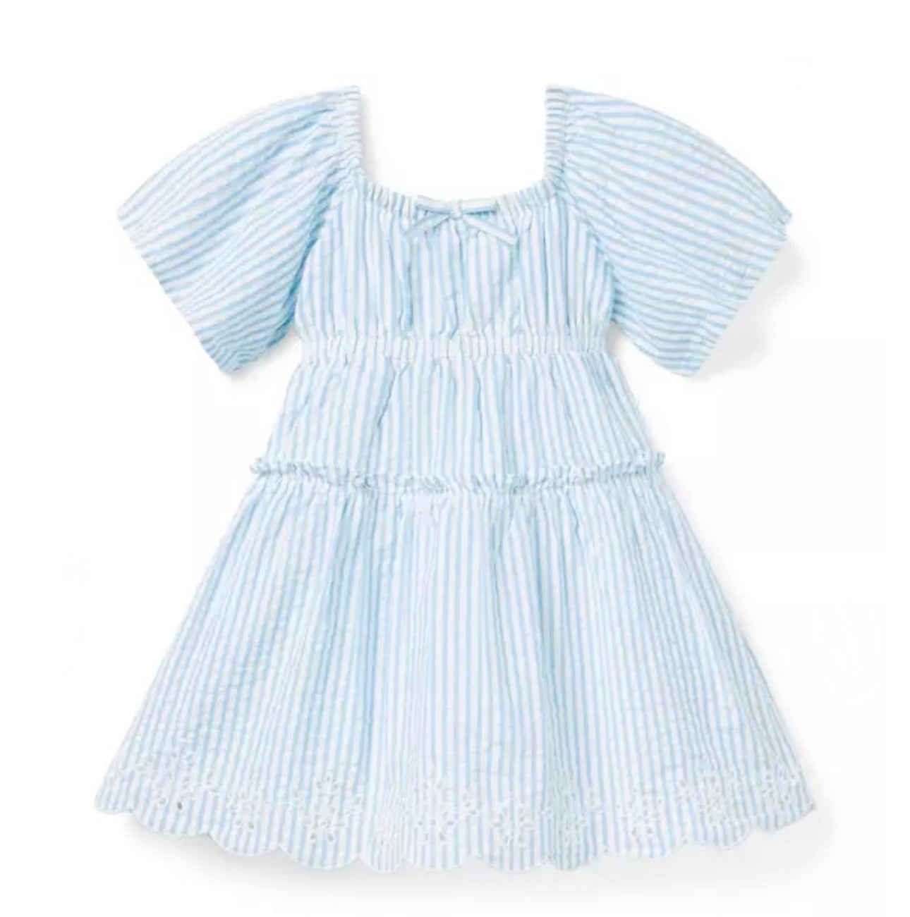 Striped Seersucker Dress