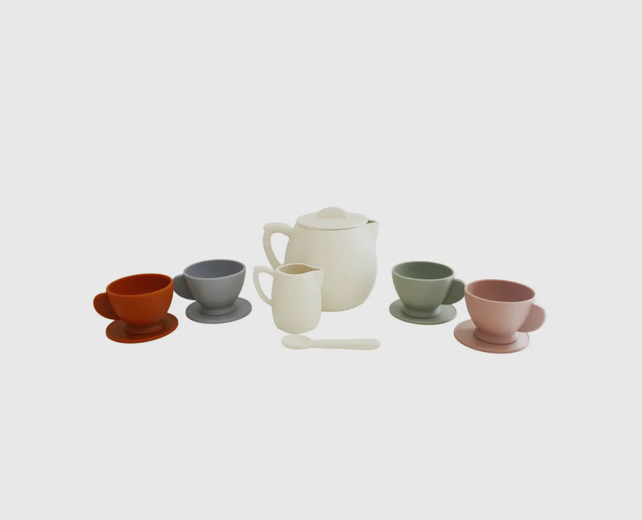 12pc Silicone Tea Set