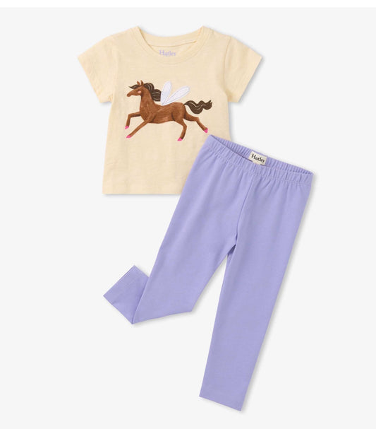 Dreamy Horse Tee/Legging Set