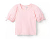 Ribbed Puff Sleeve Top