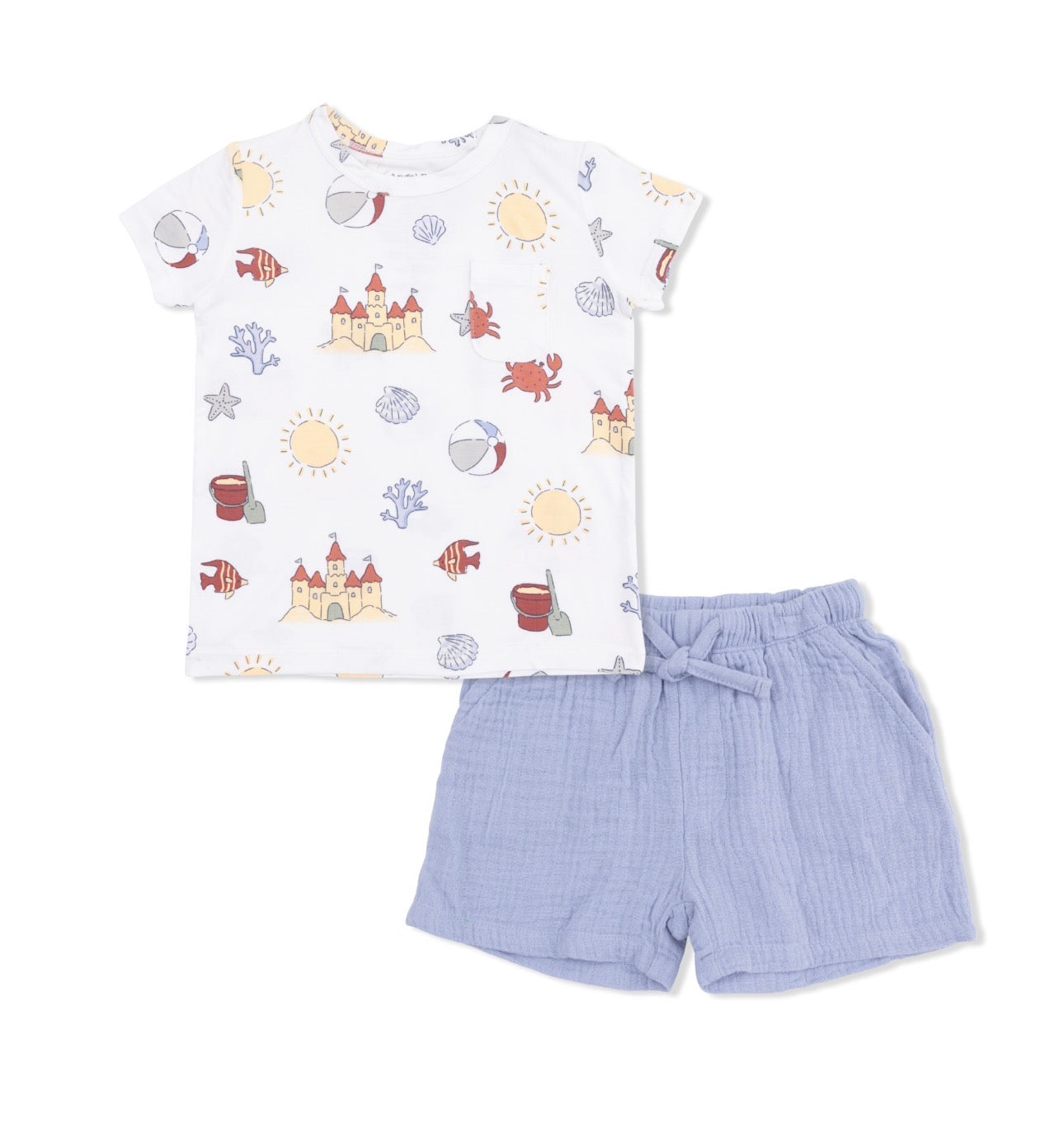 Bamboo Tee/Muslin Short Set