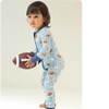 Bamboo Convertible Romper- Touchdown Time