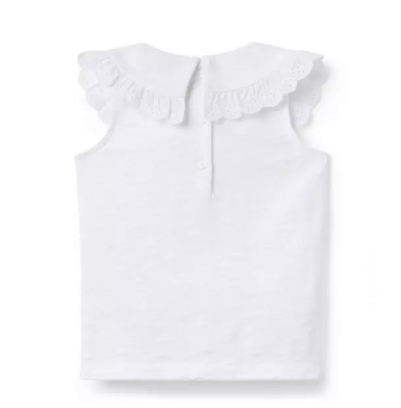Eyelet Collar Top
