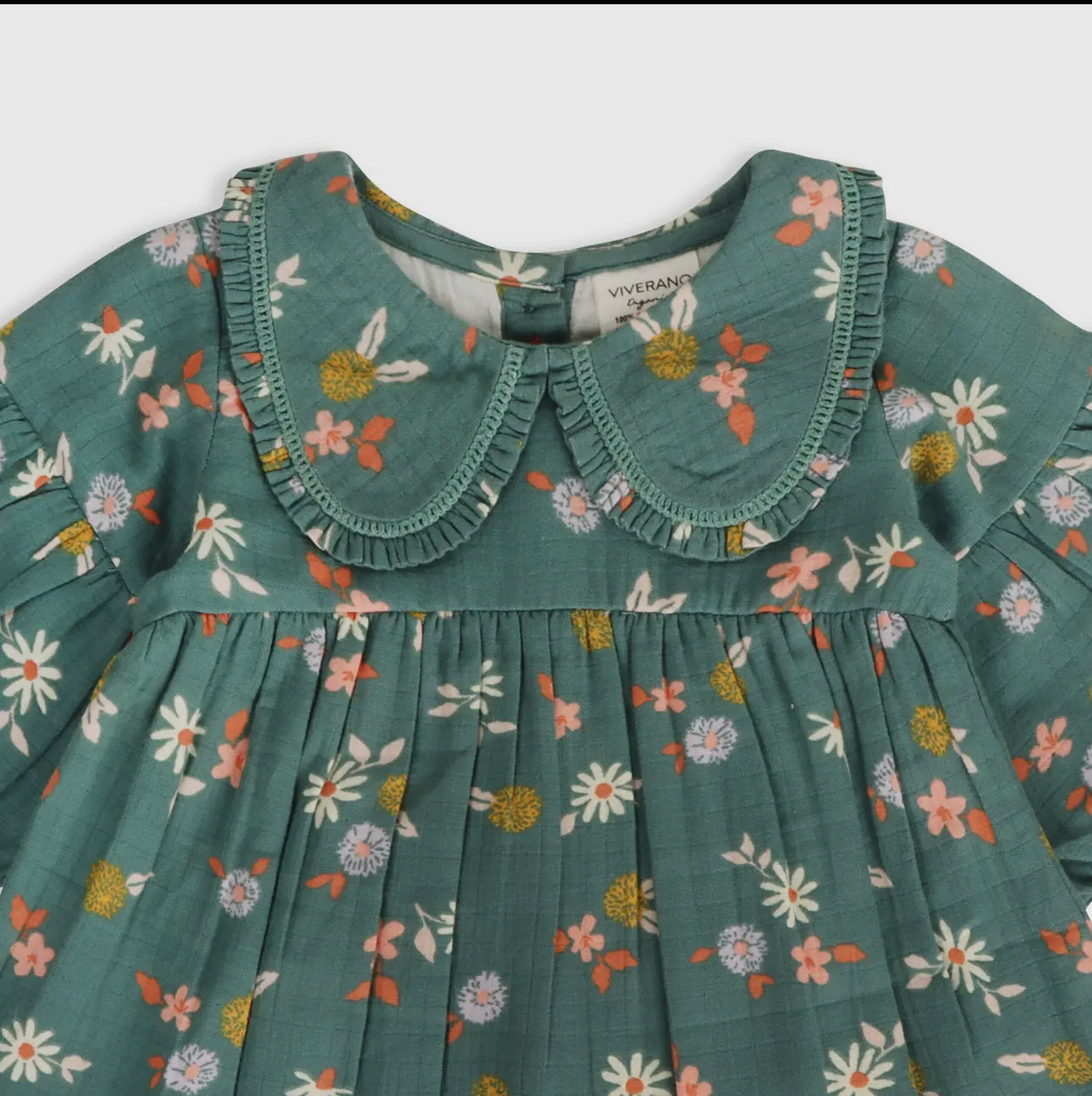 Organic Muslin Dress & Bloomer Set-  Tahiti Floral