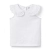Eyelet Collar Top