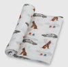 100% Cotton Muslin Swaddle- Multiple Prints