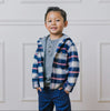 Organic Cotton Plaid Shirt Jacket