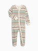 Organic Cotton Peyton Zipper Sleeper - Holiday Collection