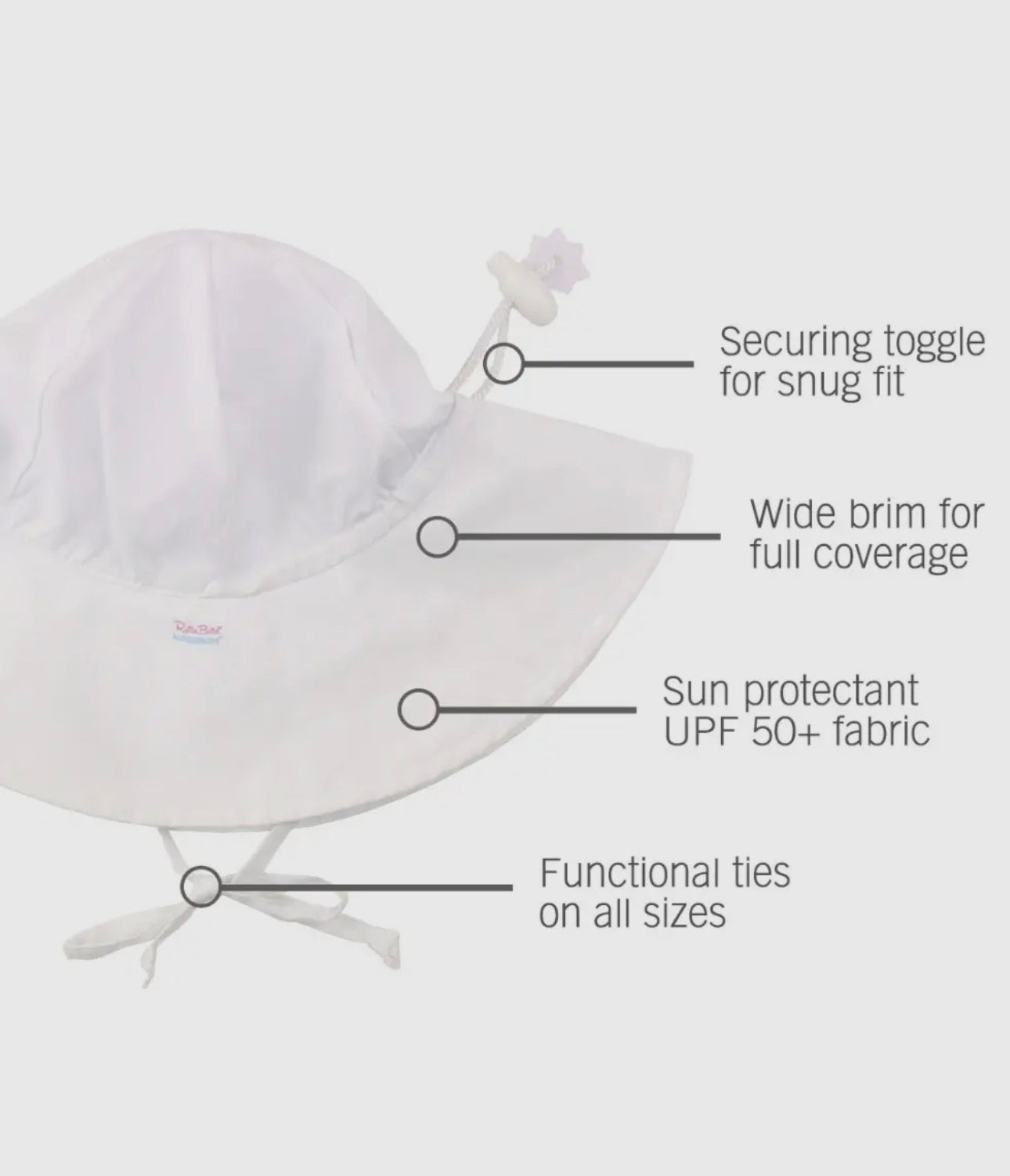 Sun Protective Hat- White