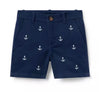 Embroidered Anchor Twill Short