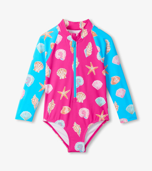 Sea Shells Long Sleeve Rashguard