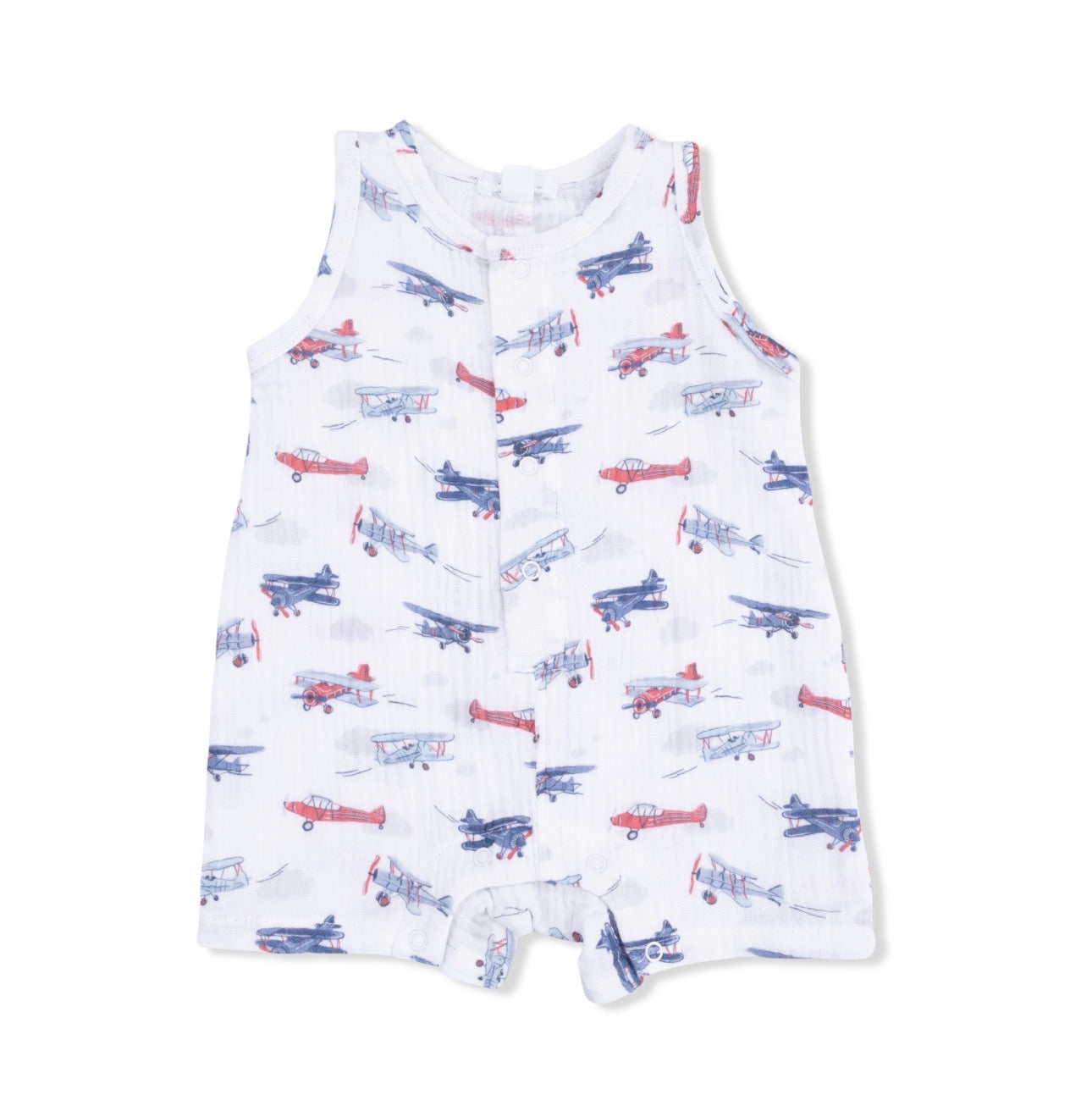Organic Cotton Muslin Romper