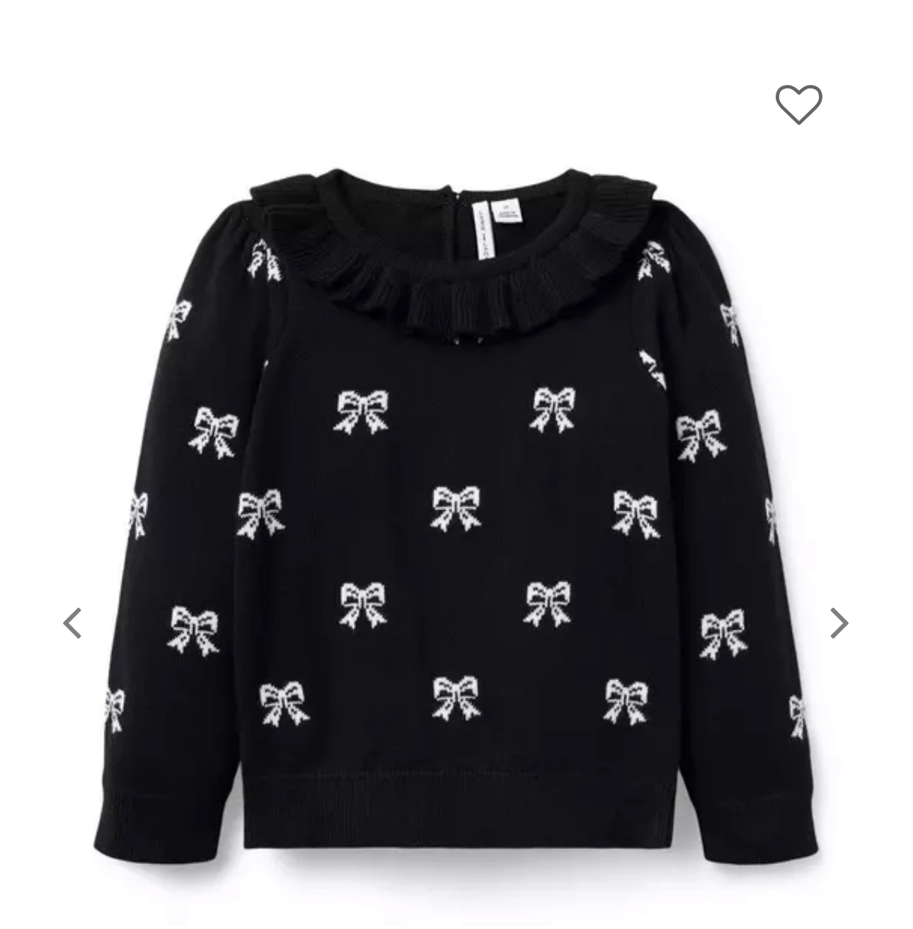 Bow Puff Sleeve Sweater