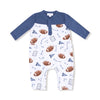 Bamboo Football Romper- Touchdown Time