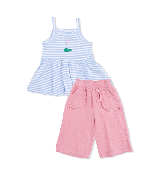 Striped Golf Tank/Pant