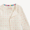 Organic Pointelle Footie- Heart & Bow