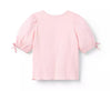 Ribbed Puff Sleeve Top