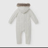 Organic Cotton Faux Fur Knit One Piece