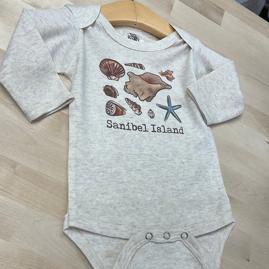 Sanibel Island Shells Bodysuit