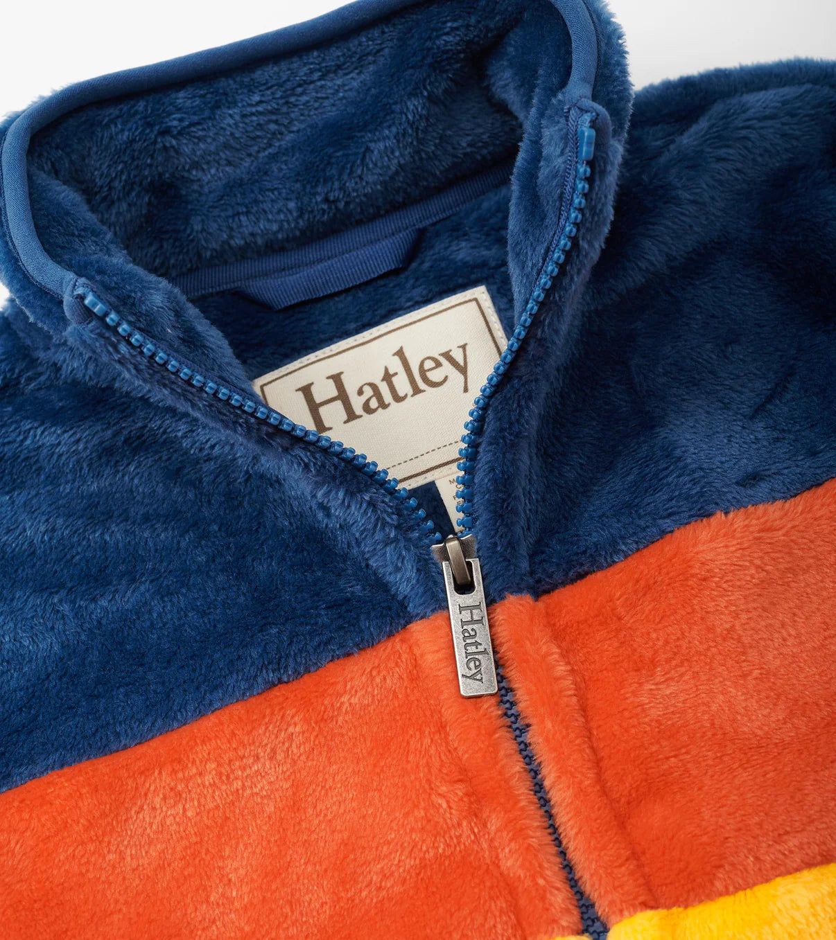 Koi Colour Block Fuzzy Fleece Zip Up