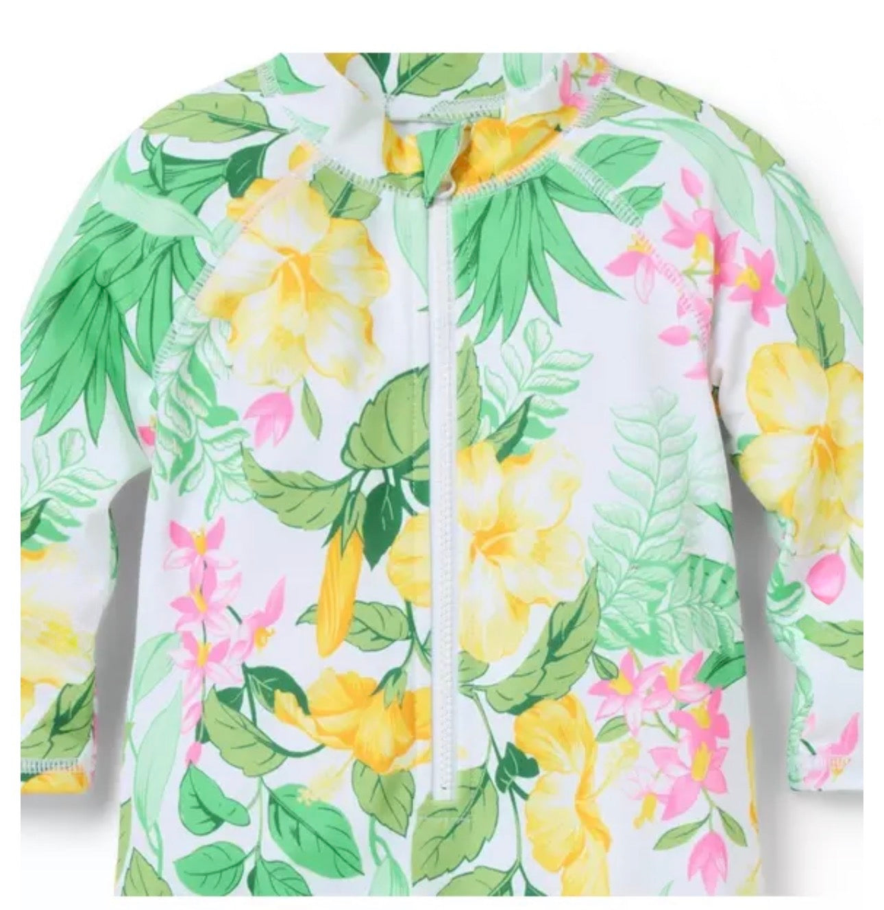 UPF50 Tropical Floral Swimsuit