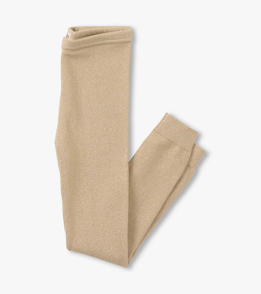 Gold Glitter Leggings