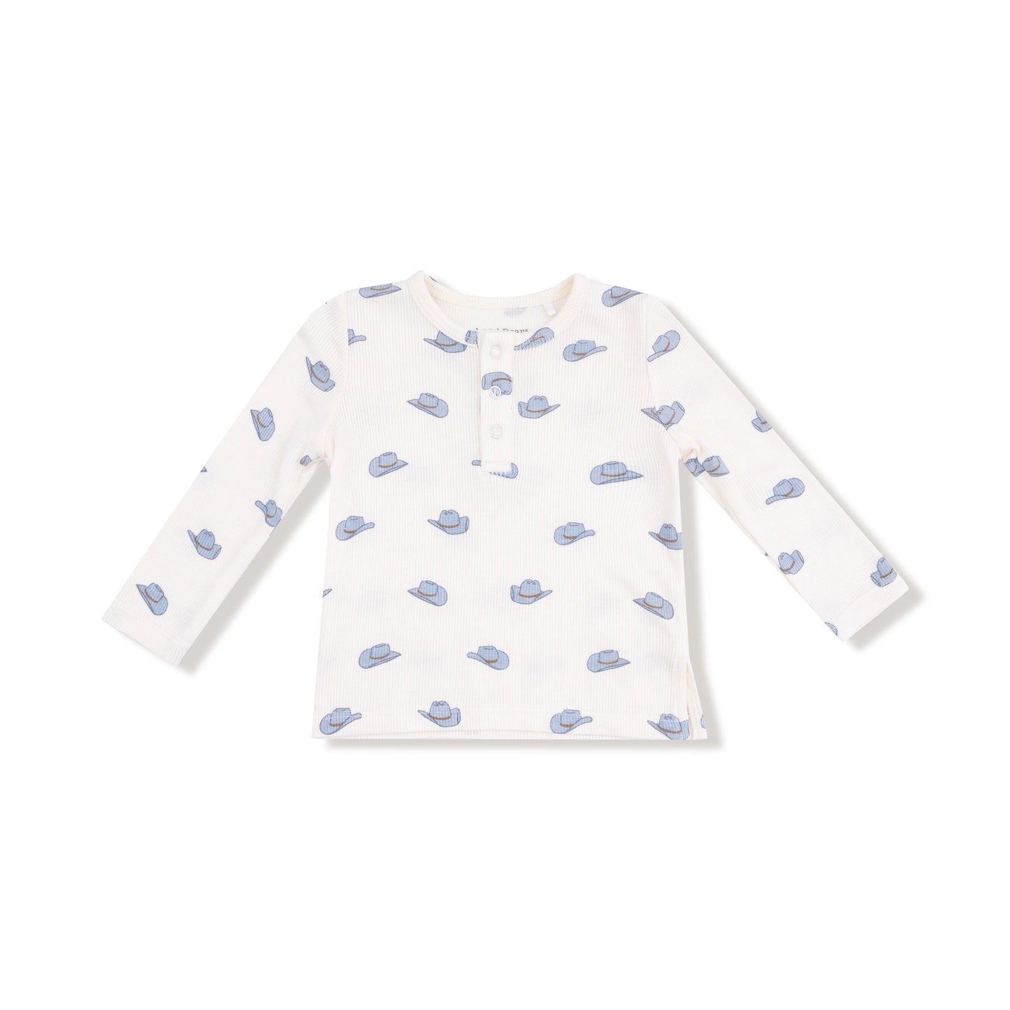 Bamboo Henley- Cowboy Hat