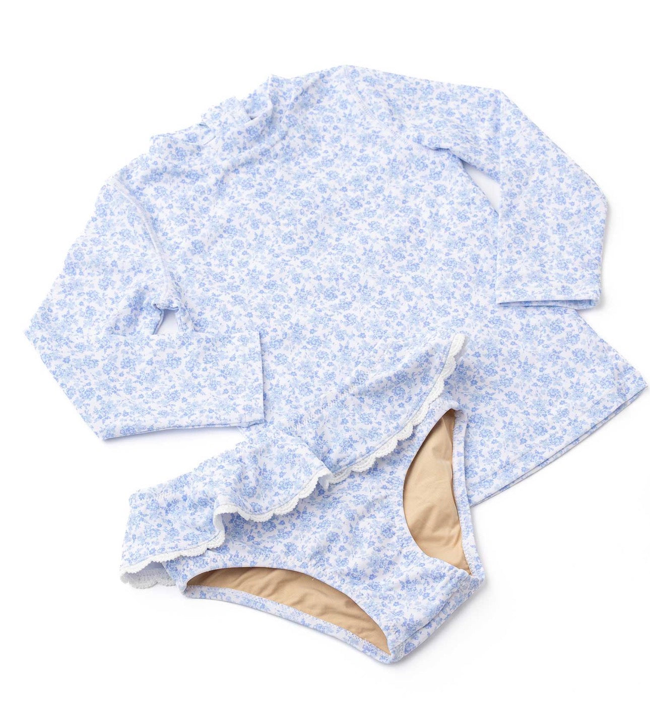 2-Piece Rashguard Set- Coastal Gardens