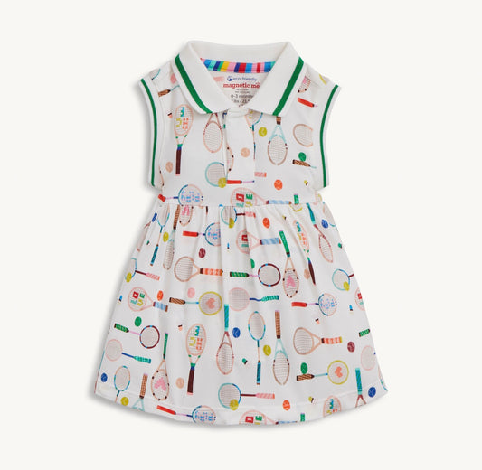 Love All Modal Magnetic Polo Collar Dress