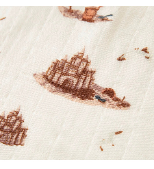Organic Swaddle Sandcastle