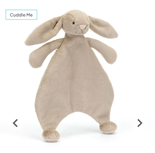 Bashful Beige Bunny Comforter