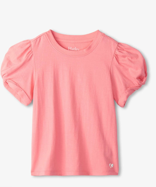 Sachet Pink Twisted Sleeve Tee