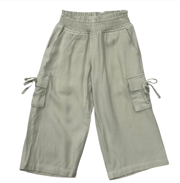 GIRLS WIDE LEG CARGO PANT