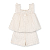 Organic Eyelet Tank and Short Set