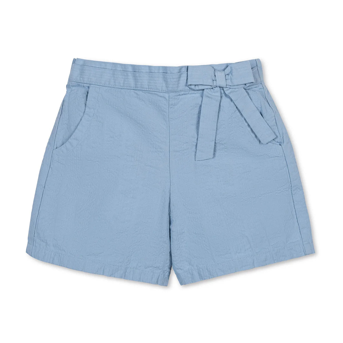 Organic Seersucker Pull-On Short